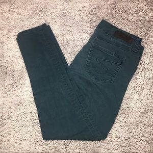 Seven Jeans Skinny Turquoise Green